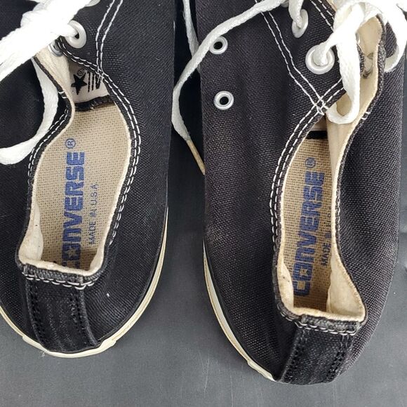 Converse AllStar High Top Black Sneakers Made in USA Size 12 - Picture 3 of 15